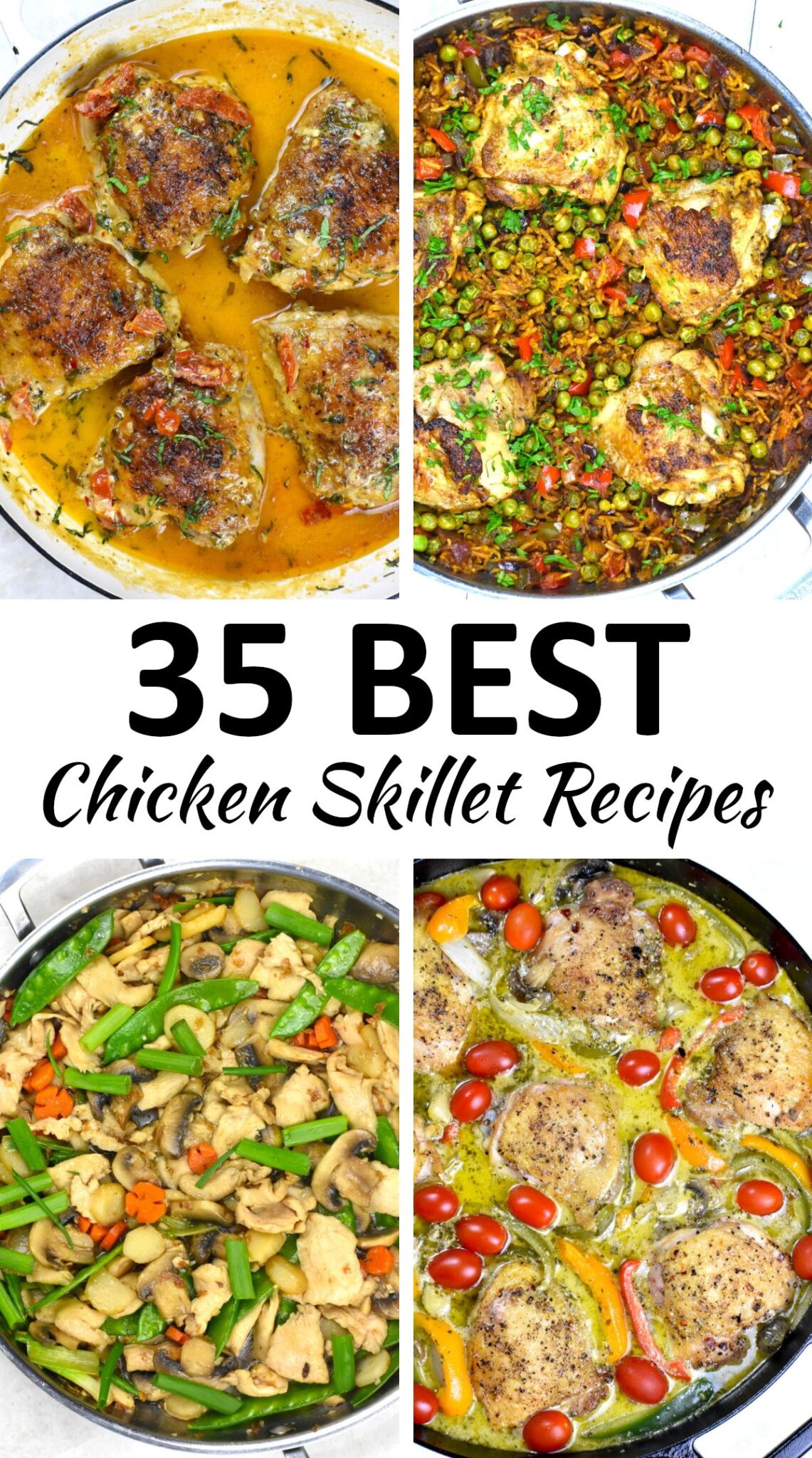 The 35 BEST Chicken Skillet Recipes GypsyPlate