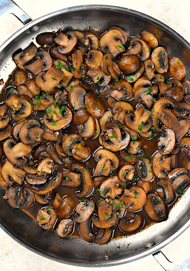 Red Wine Mushroom Sauce for Steak