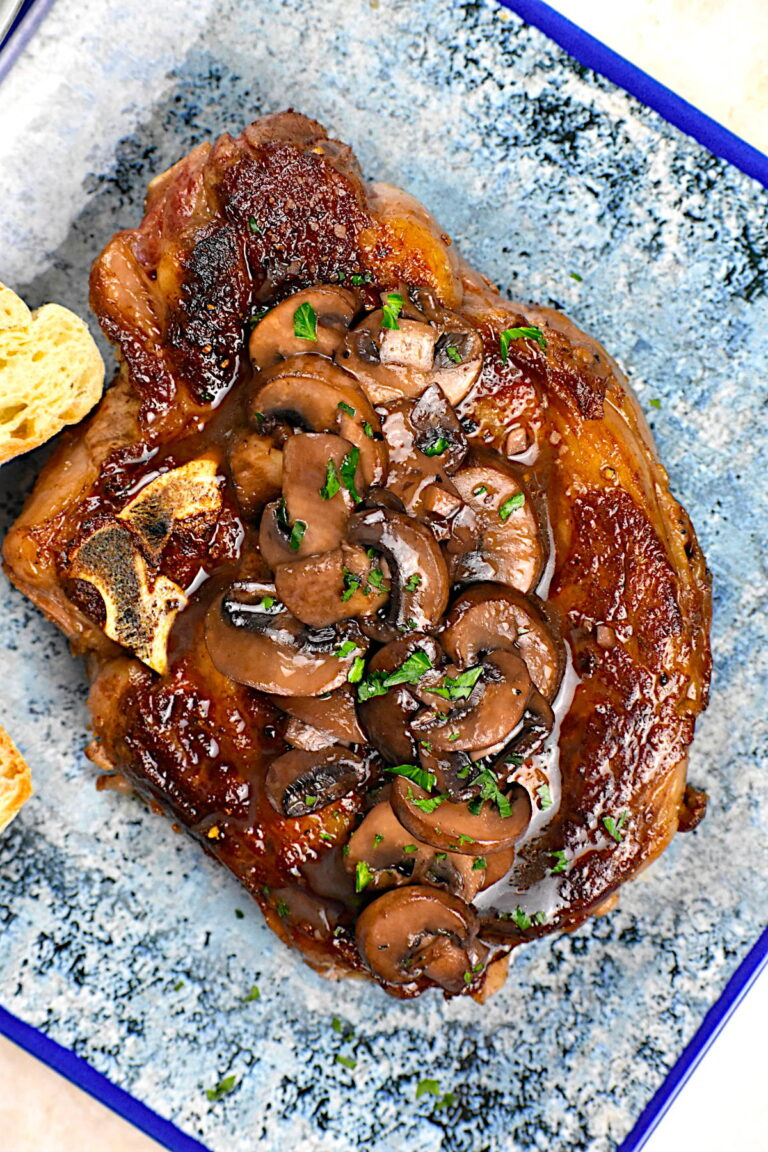 Red Wine Mushroom Sauce for Steak