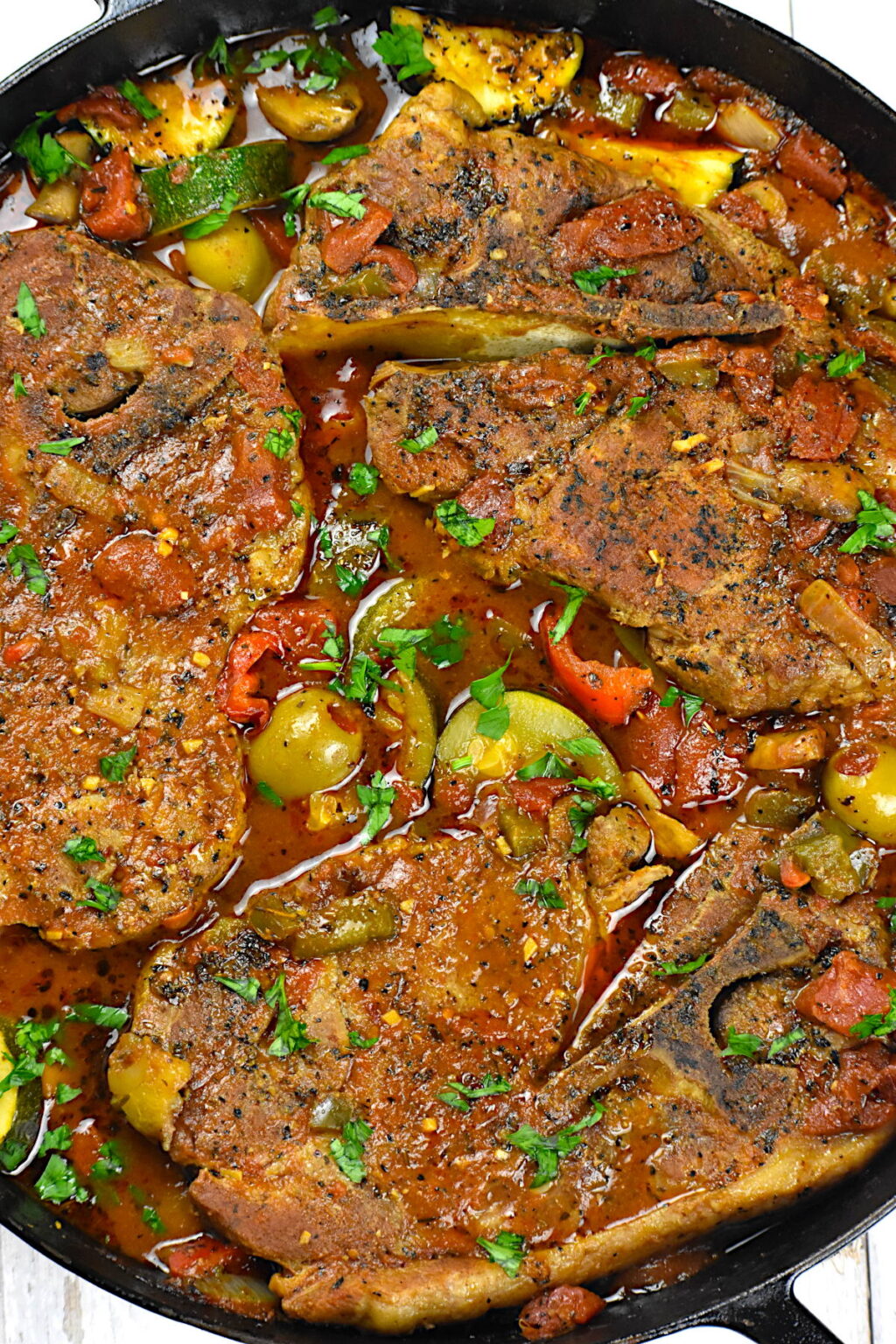 Braised Pork Steaks (Italian Style) GypsyPlate