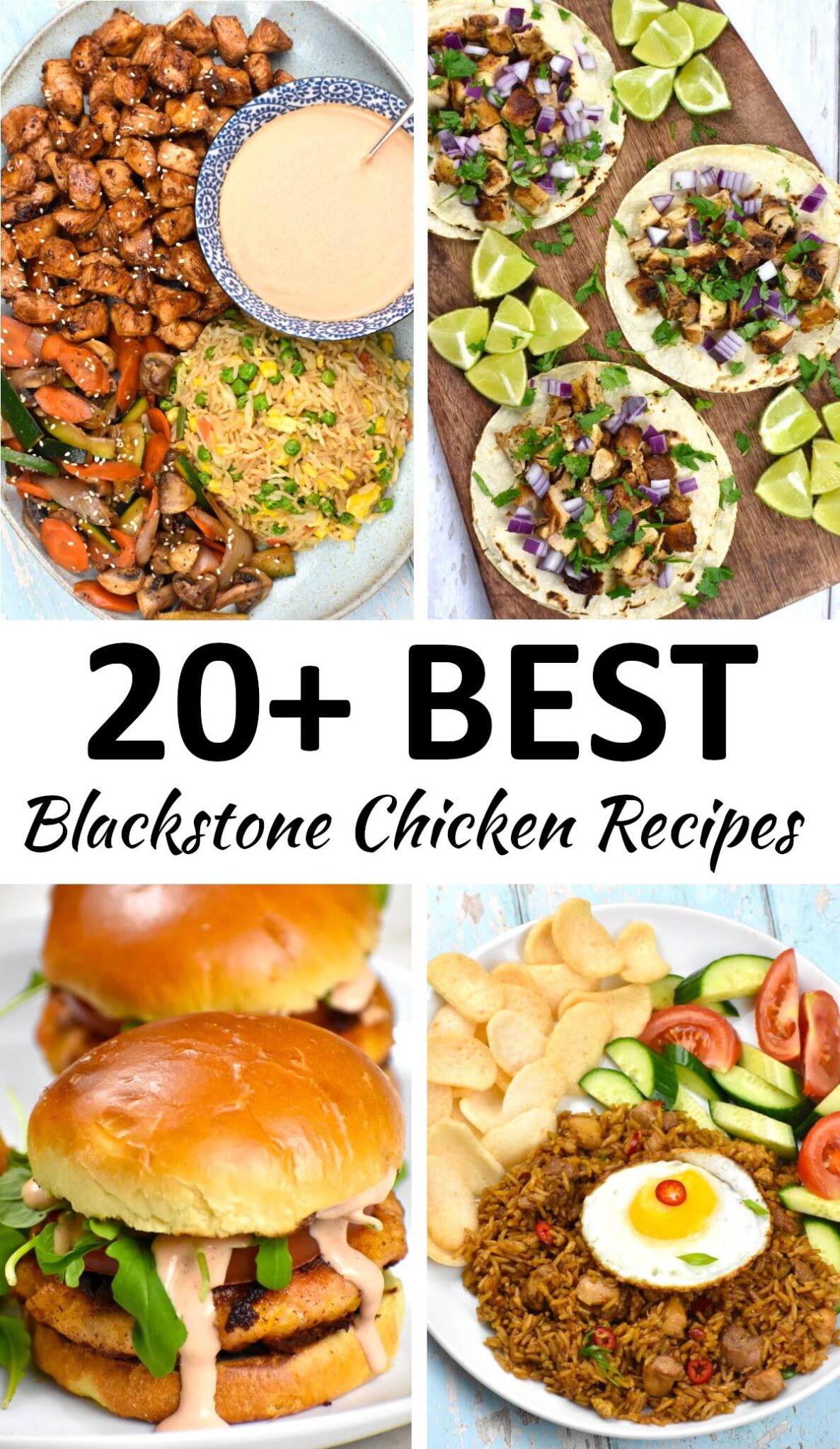 20+ BEST Blackstone Chicken Recipes (Easy Griddle Meals)