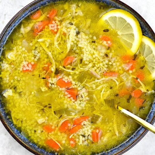 Chicken Pastina Soup (Chicken and Stars)