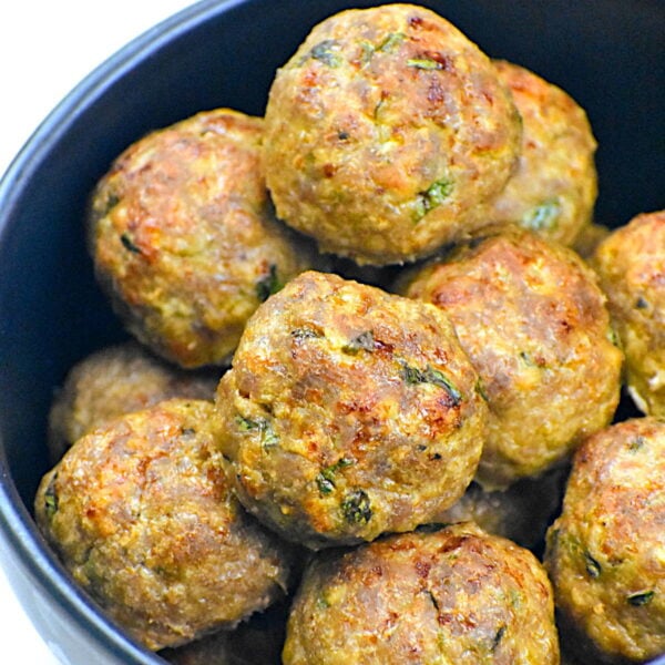 turkey meatballs in a bowl