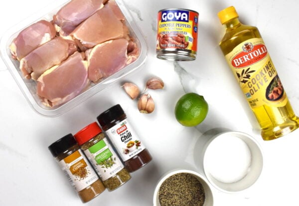 Qdoba chicken ingredients.