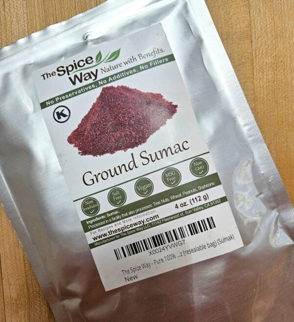 Package of sumac powder.