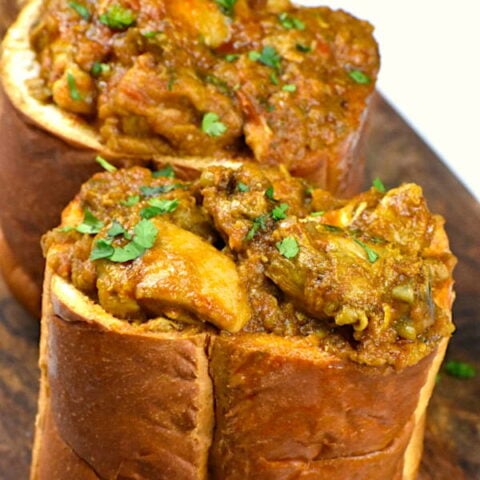 Featured image for bunny chow recipe.
