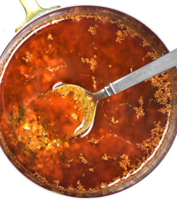 Garlic butter sauce.