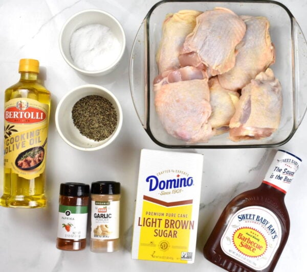Recipe ingredients.