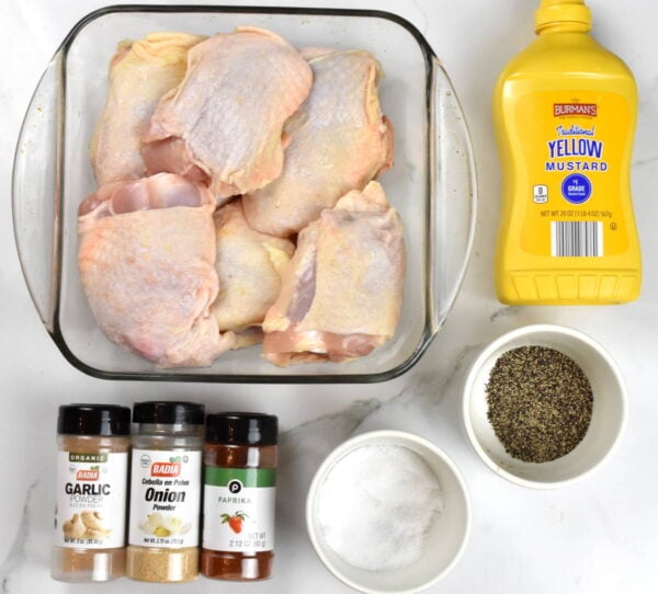 Chicken seasoning ingredients.