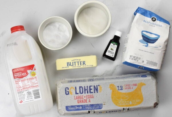 Recipe ingredients.