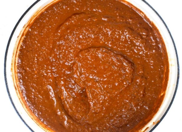 Prepared birria sauce.