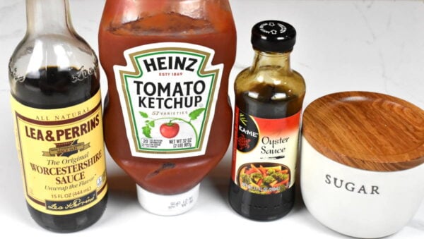 Katsu sauce ingredients.