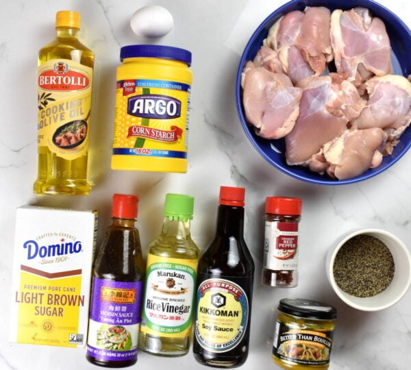 General tso ingredients, as listed below.