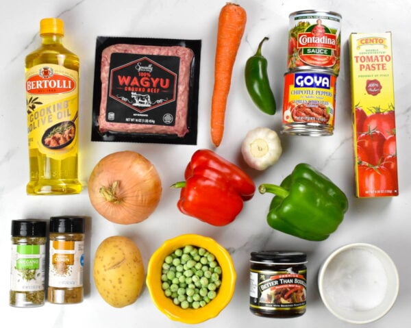 Ingredients for this recipe.