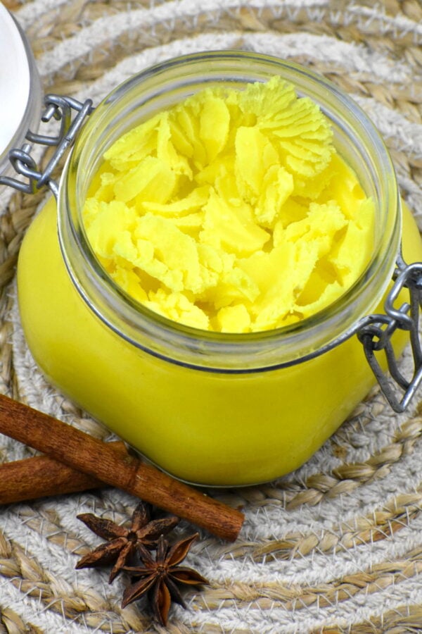 jar of niter kibbeh.