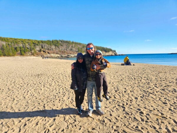 The Beisers at sand beach.