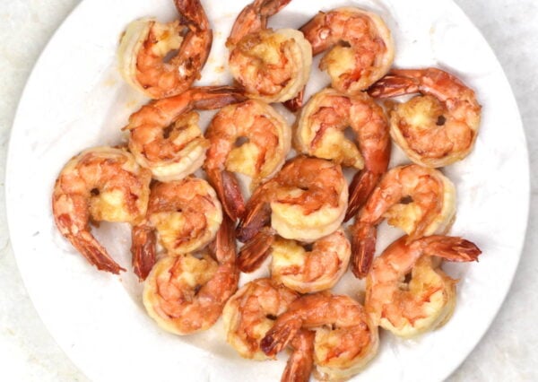 shrimp on a plate