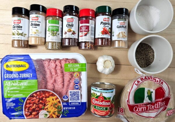 Ingredients, as listed below.