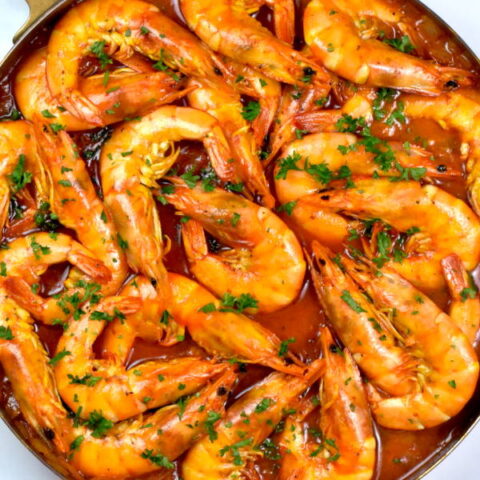 featured image for shrimp mozambique recipe