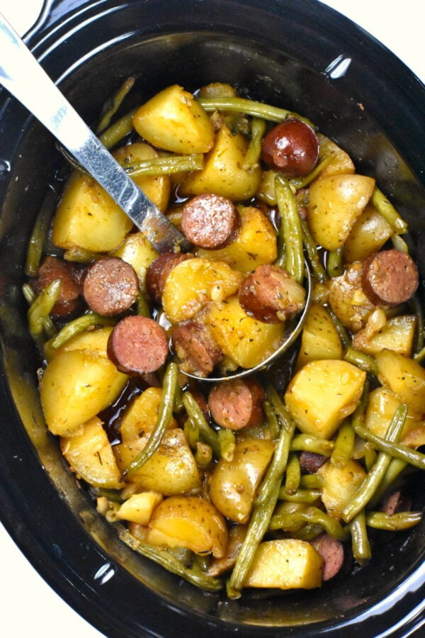 Crockpot swamp potatoes.