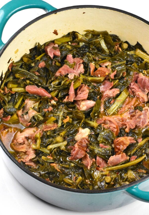 greens after cooking