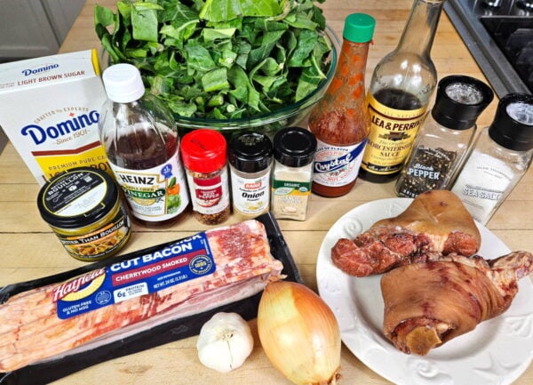 recipe ingredients, as listed below