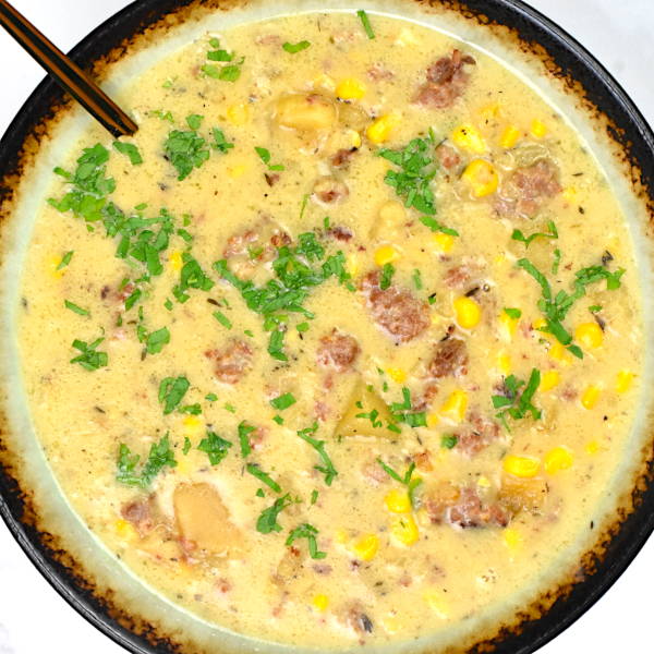 Slow Cooker Sausage and Potato Soup
