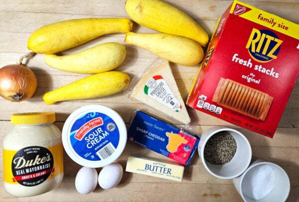 recipe ingredients, as listed below