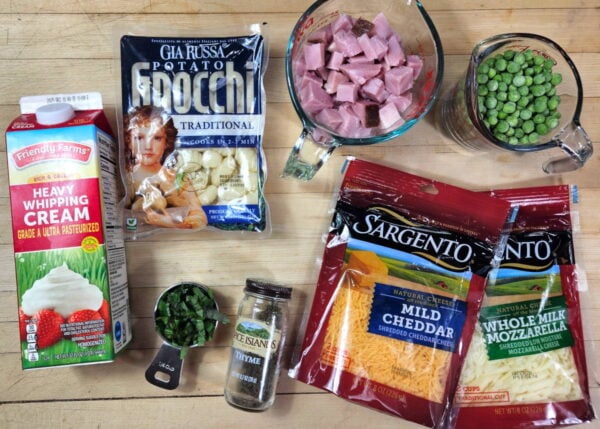 recipe ingredients, as listed below