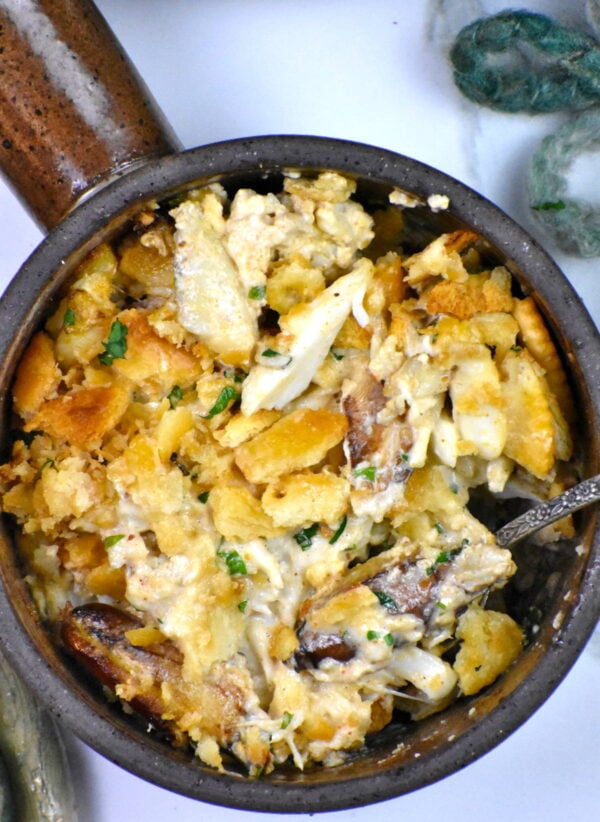 serving of crab imperial