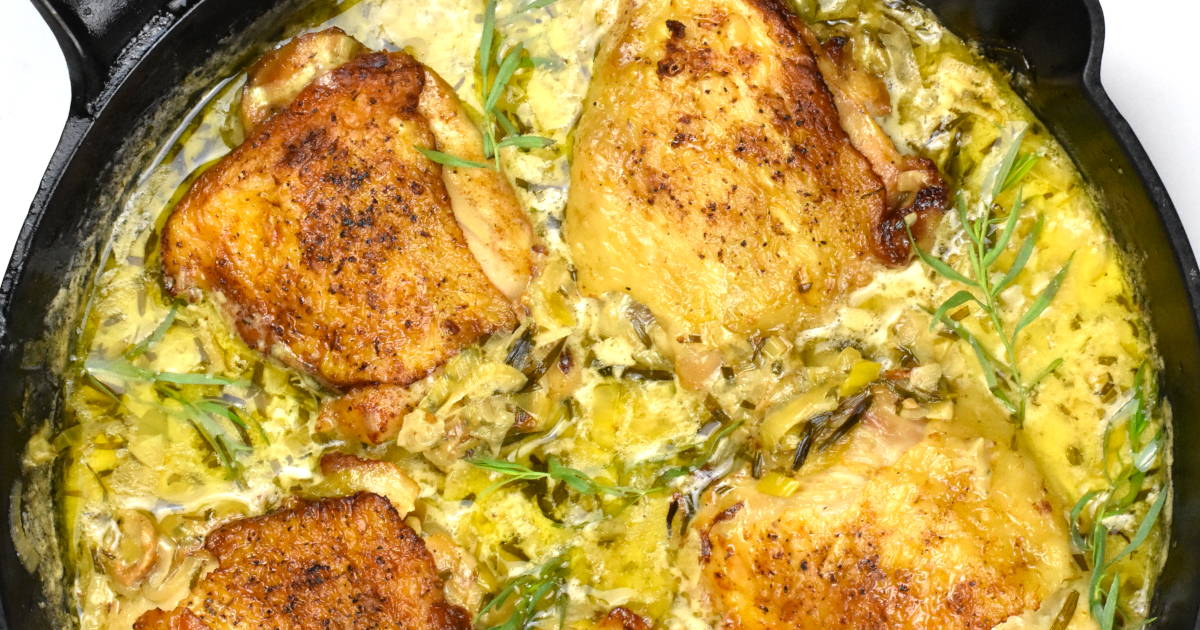 Creamy Tarragon Chicken - GypsyPlate