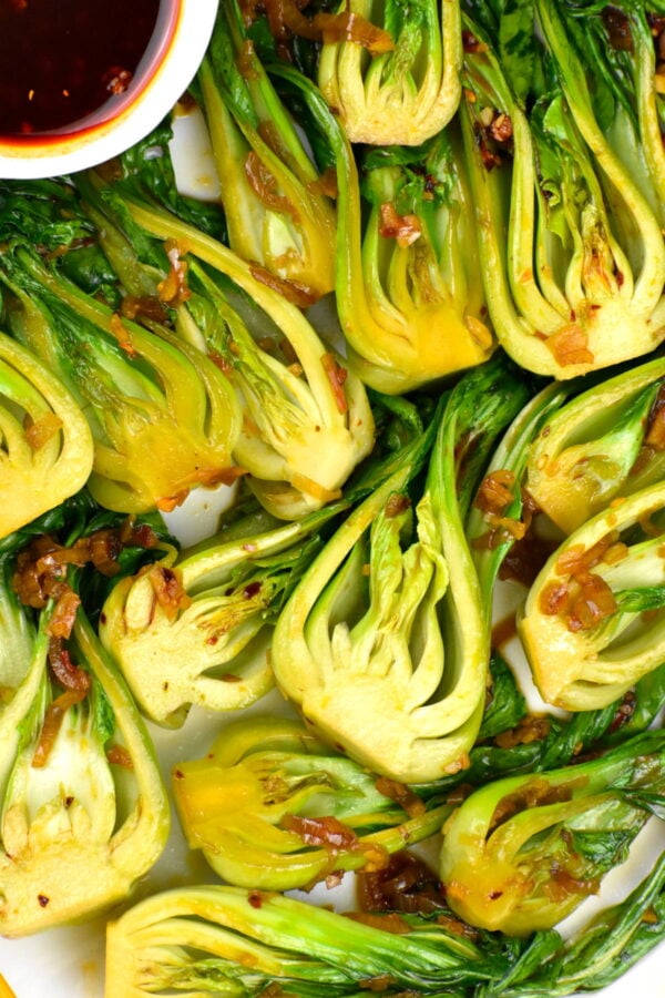 sautéed baby bok choy