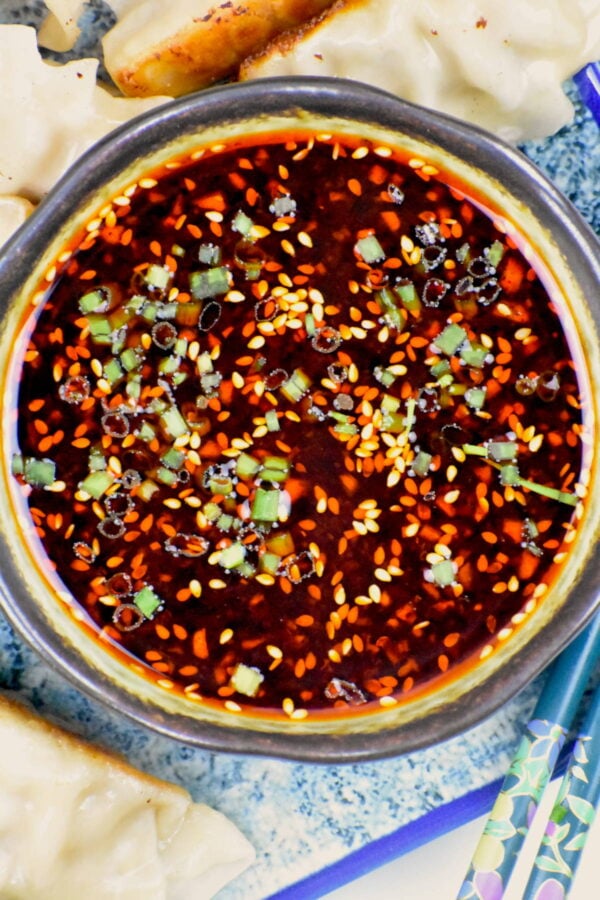 bowl of gyoza sauce