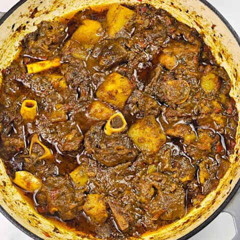 featured image for jamaican curry goat recipe