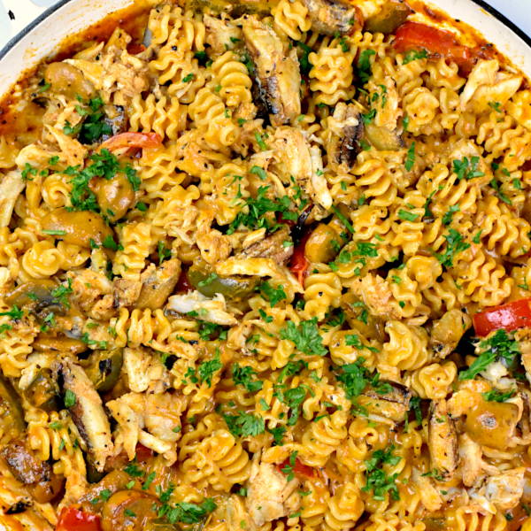 Creamy Cajun Crab Pasta