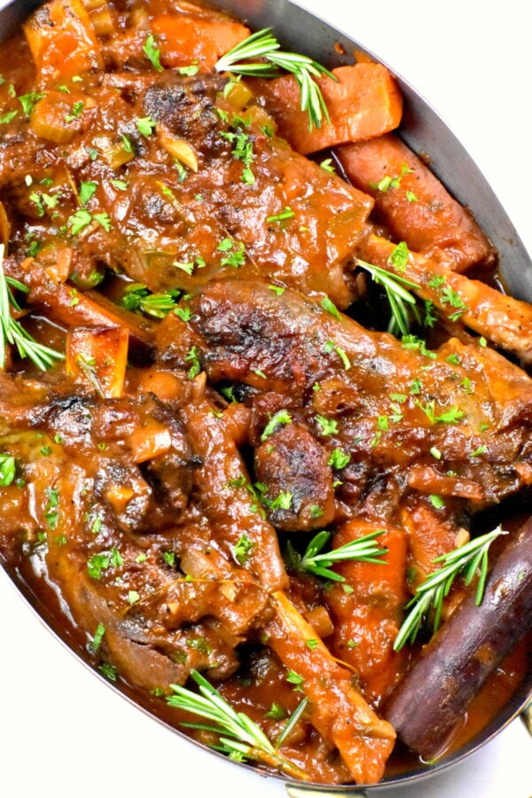 one more shot of our lamb shanks