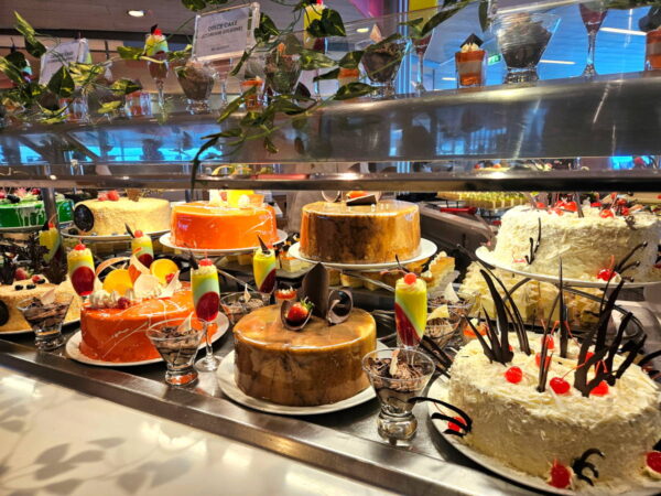 desserts at a buffet