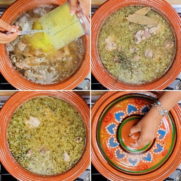 adding remaining ingredients