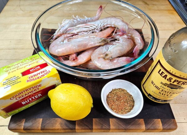 ingredients for this recipe arranged on a cutting board