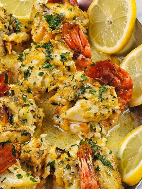 shrimp stuffed with crab filling