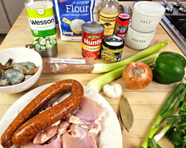recipe ingredients, as listed below