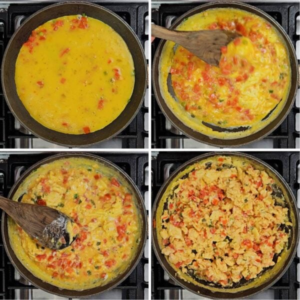 scrambling the eggs