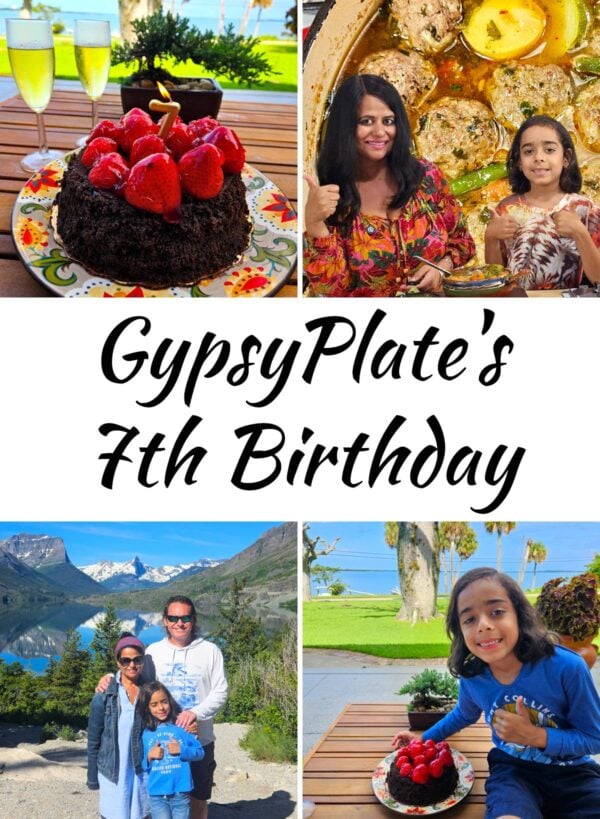 gypsyplate's 7th birthday collage