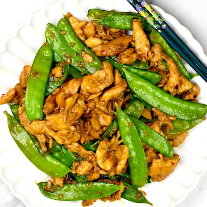 featured image for chicken and snow peas recipe