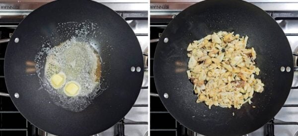 cooking crab meat in melted butter