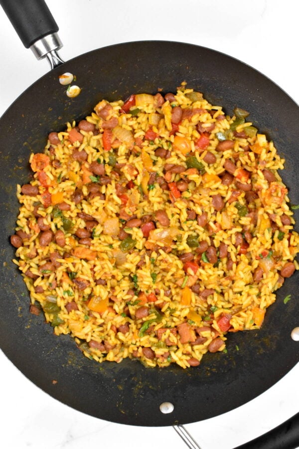 Skillet full of mamposteao.